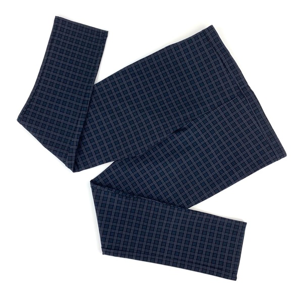 Orange Fashion Village NWT Tartan Plaid Slim Fit Ankle Pants, Large - Picture 2 of 16